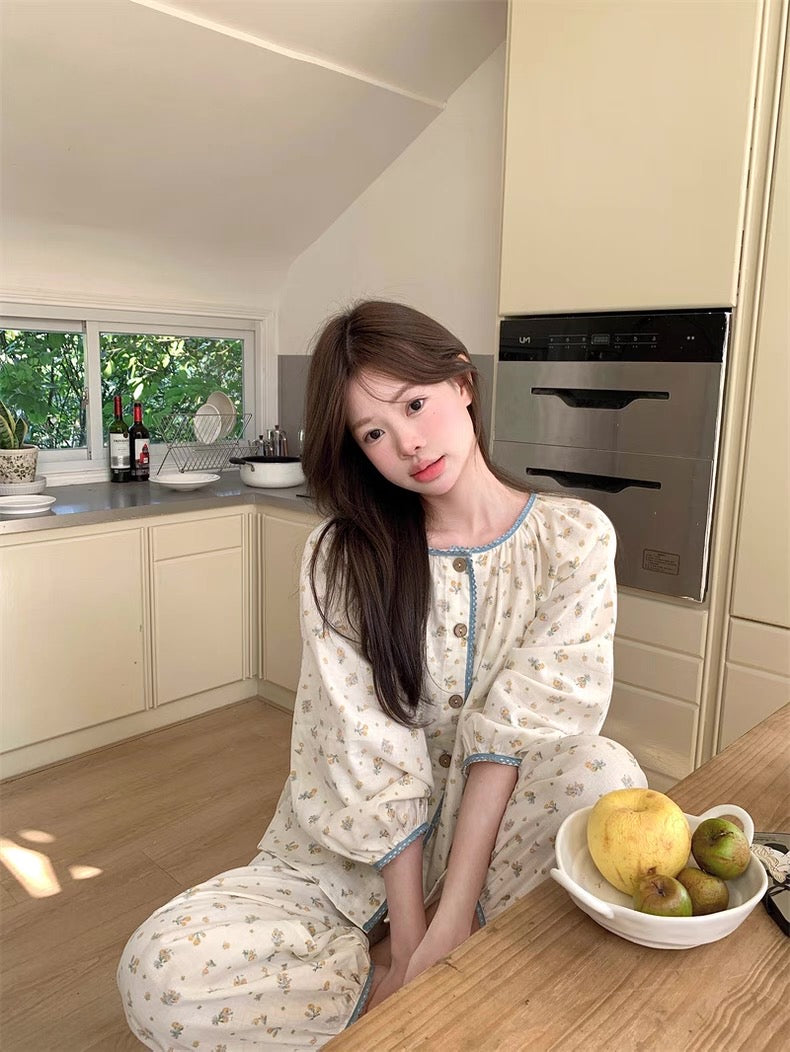 Long Sleeve Two Pieces Set Honewear Pyjamas