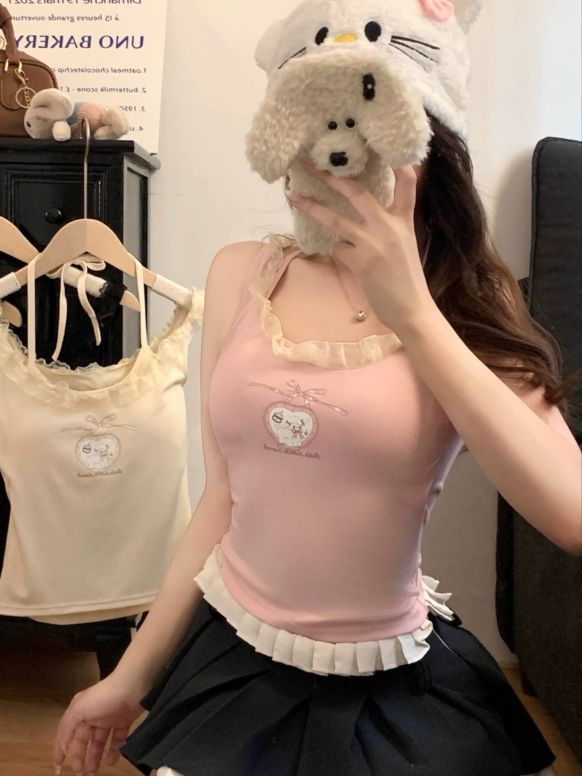 Mini Sheep Strap Top