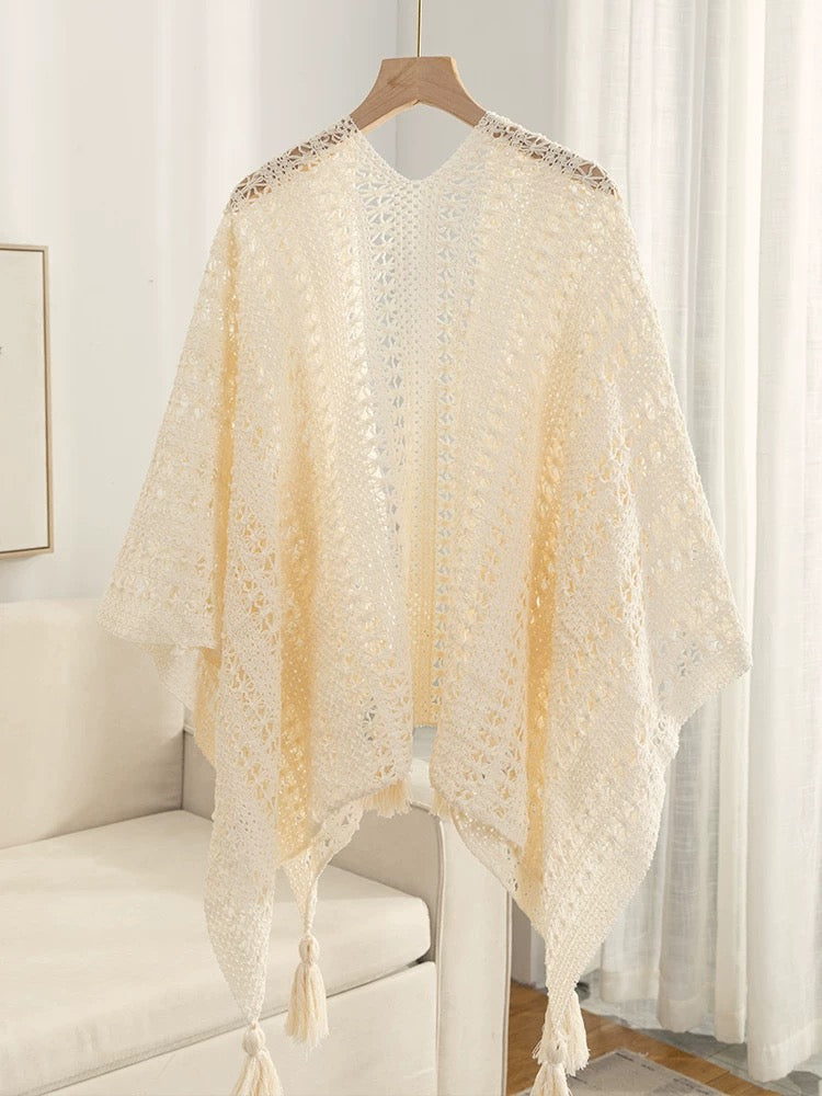 Beige Knitted Scarf