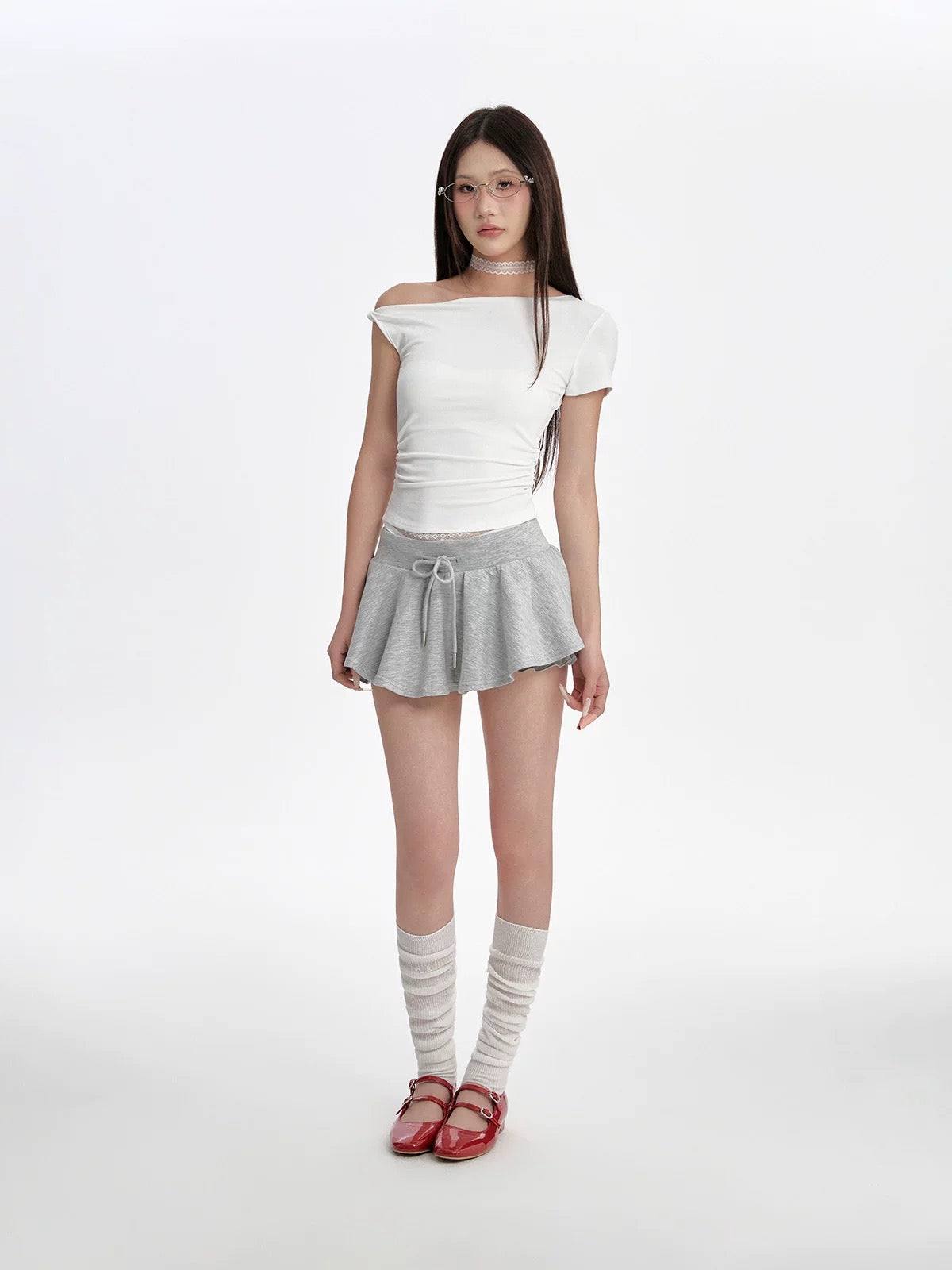 Middle Waist Mini Skirt SK19