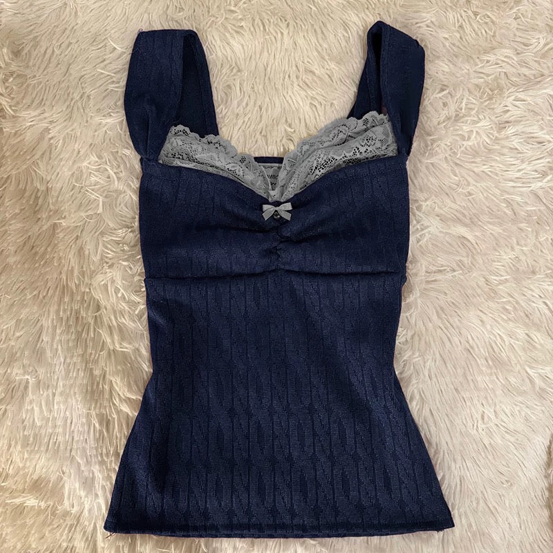 Mix Lacey Sleeveless Top