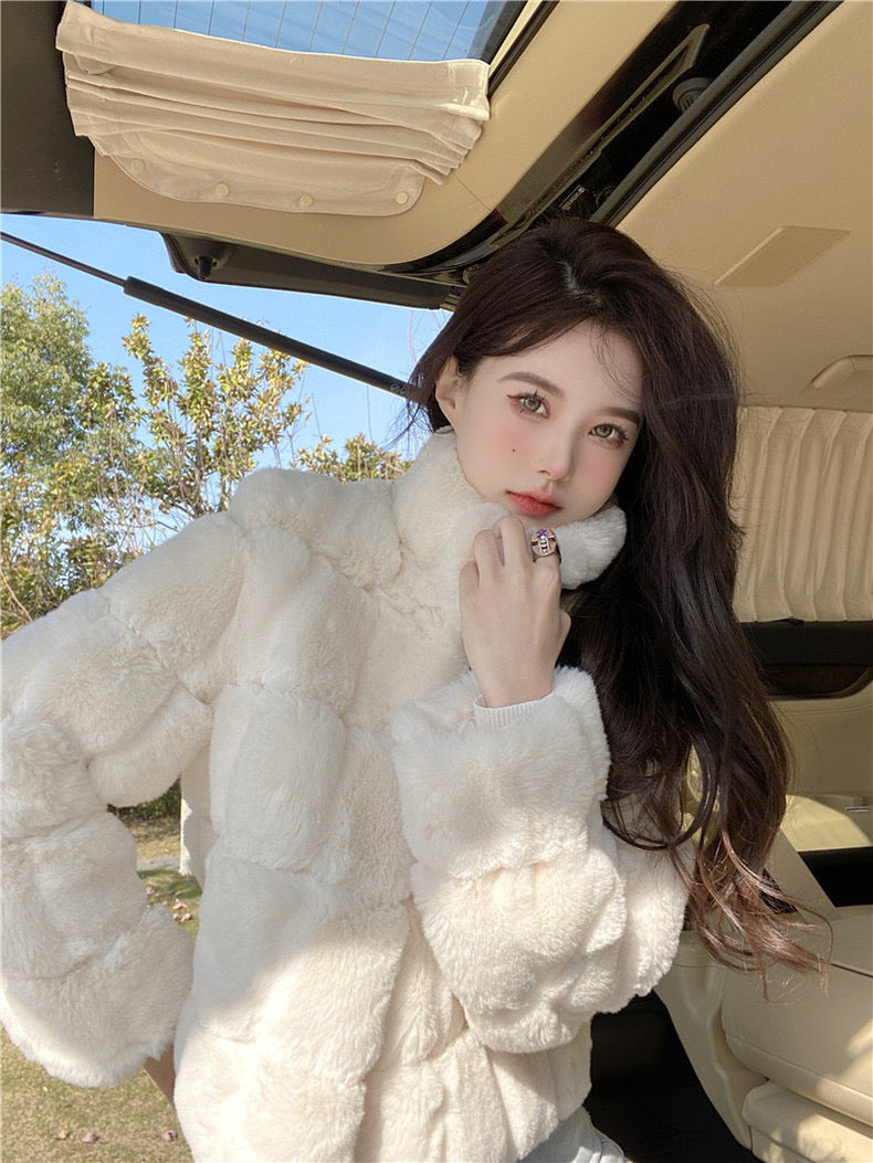 Furry Fluffy Cardigan (Black)
