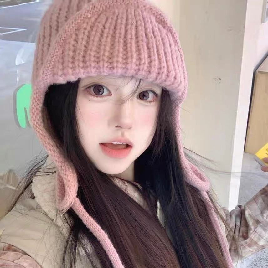 H16 Pink Knitted Hat