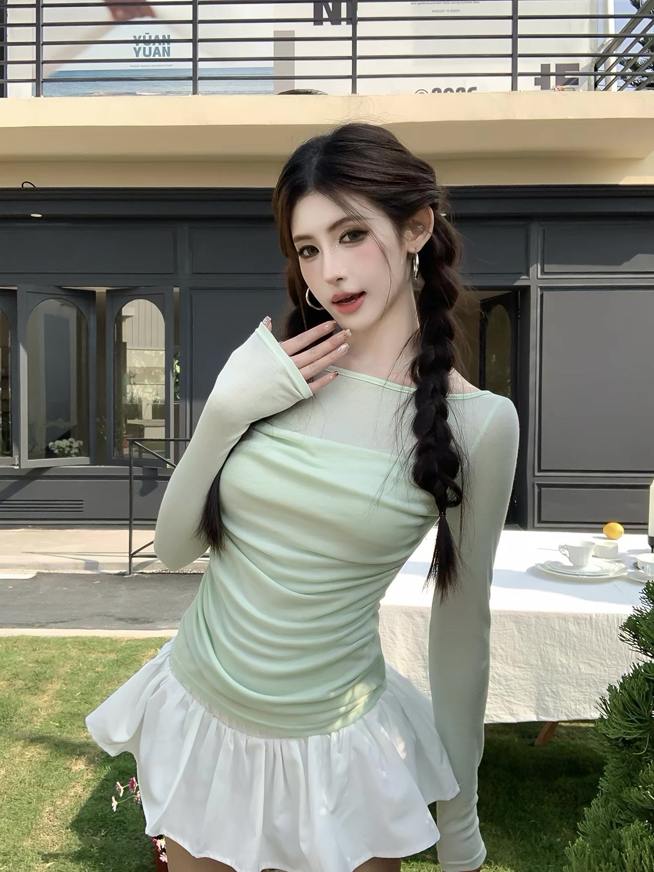 Thin Long Sleeve Top (S)
