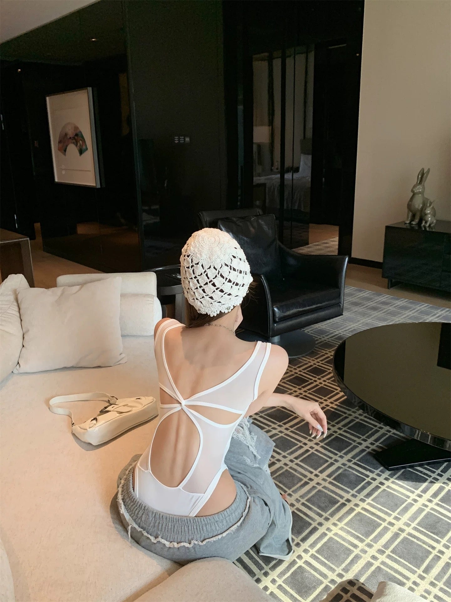 Crossback Inner Suit ( White, Grey, Black) With Padding