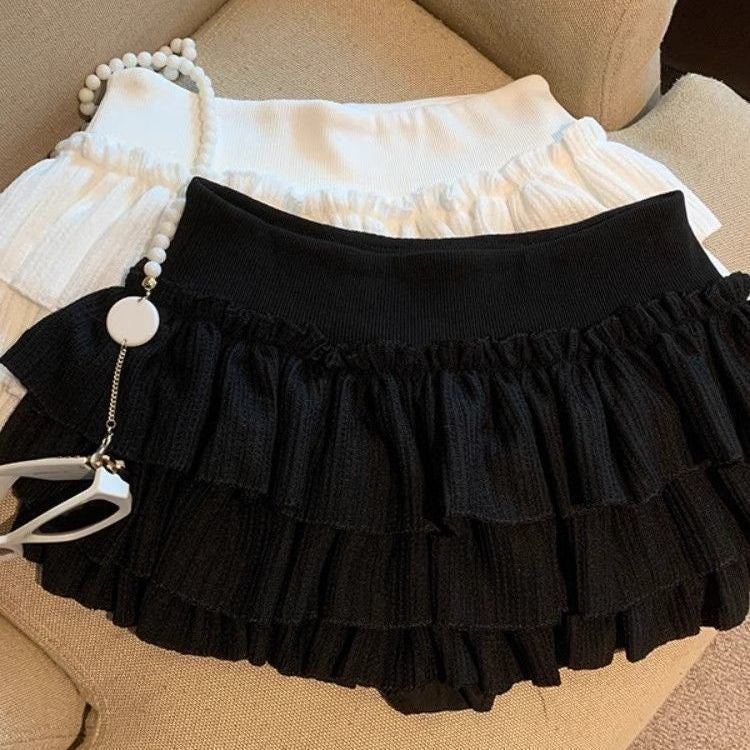 Cakey Middle Waist Skirt