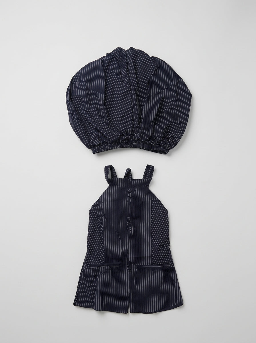 Stripe Top + Shorts Two Piece Set