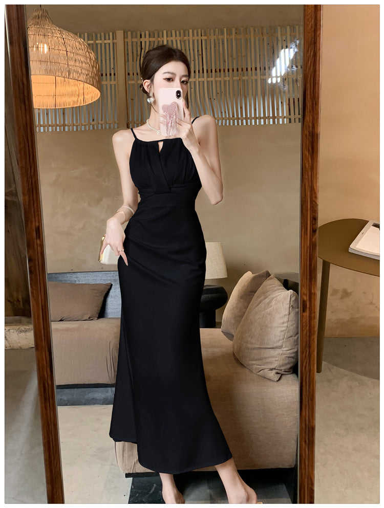 Mia Black Long Dress