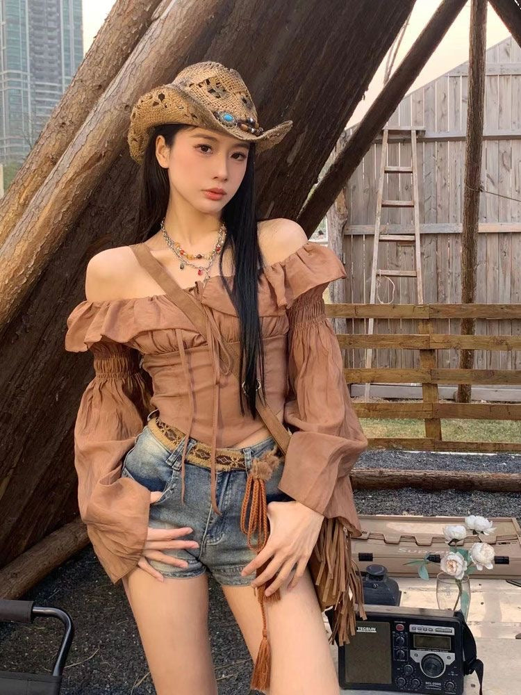 Wasteland Off Shoulder Top