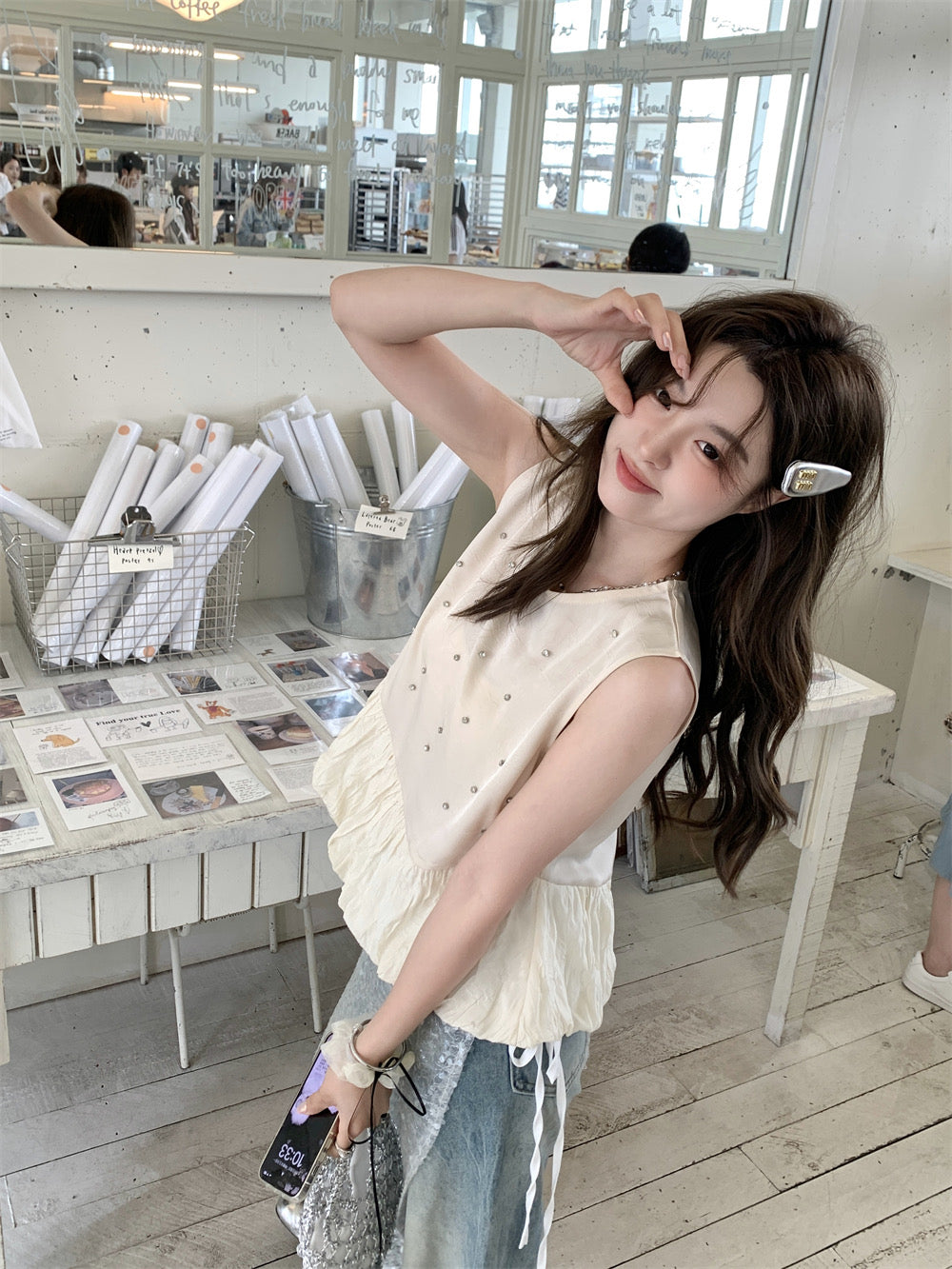Diamond Sleeveless Top