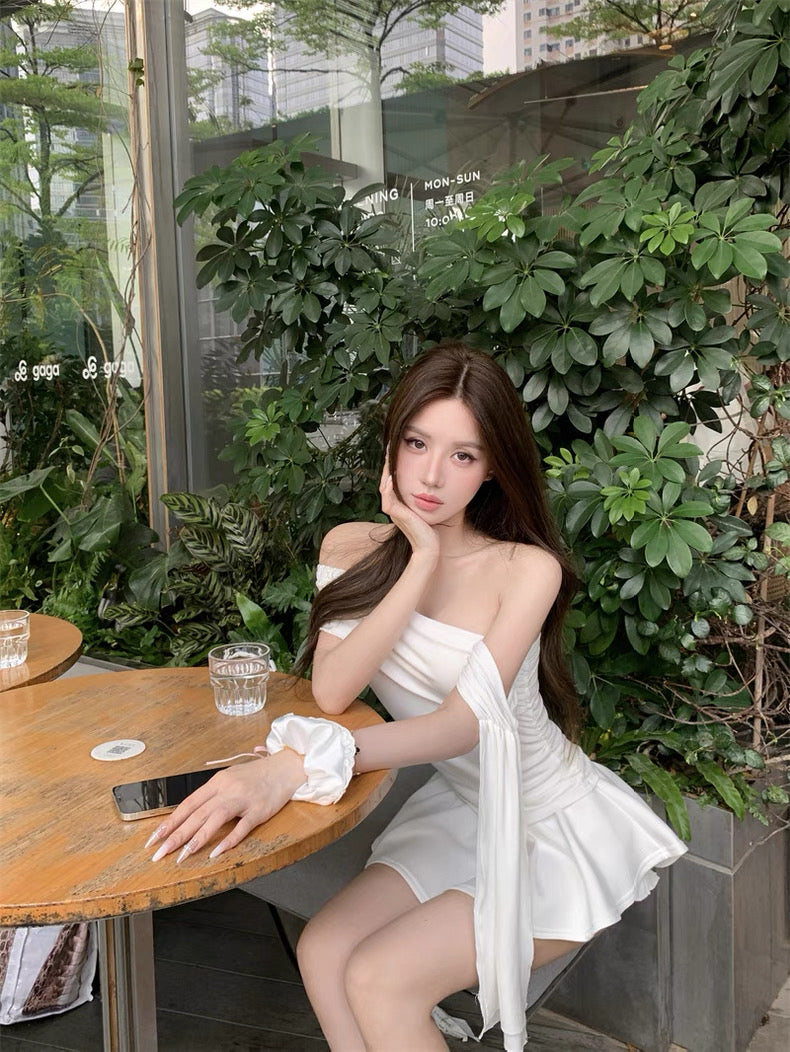 Side Off Shoulder Sleeve Top