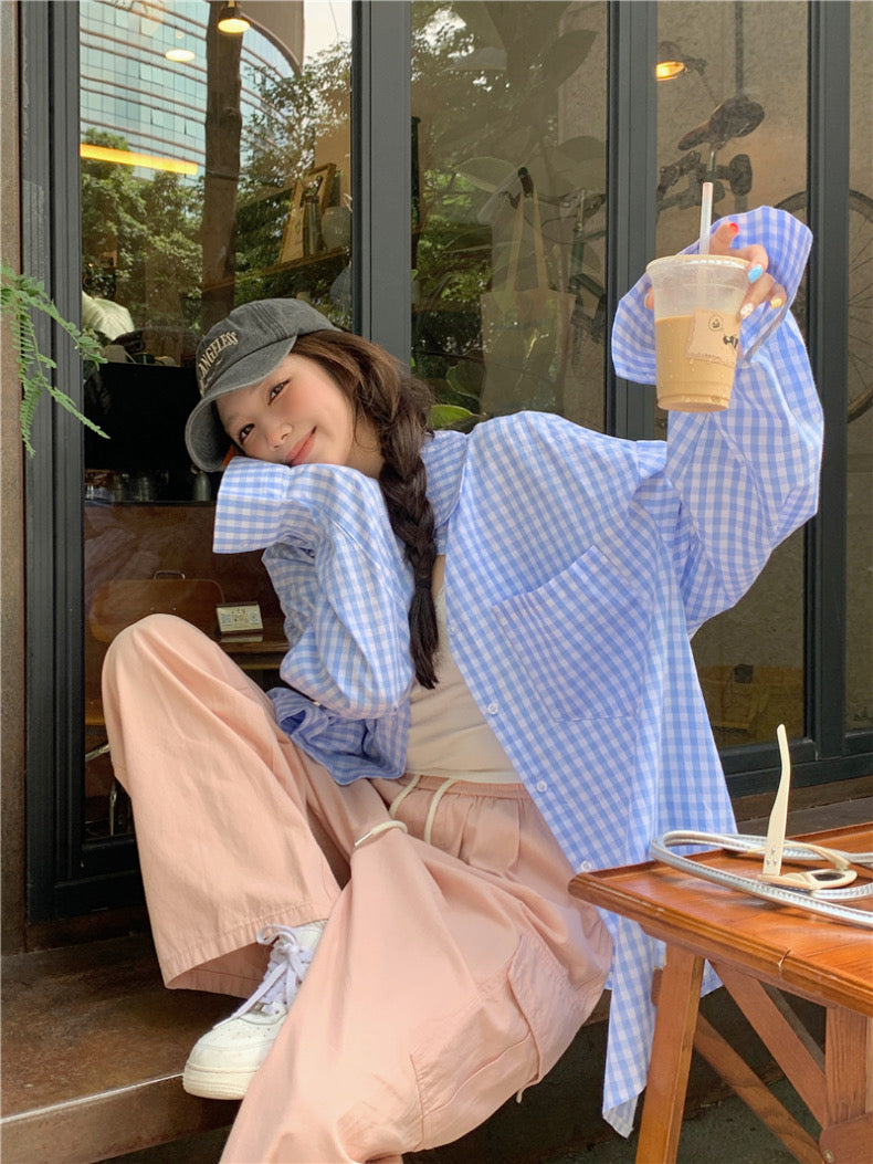 Yellow Ginham Long Sleeve Shirt