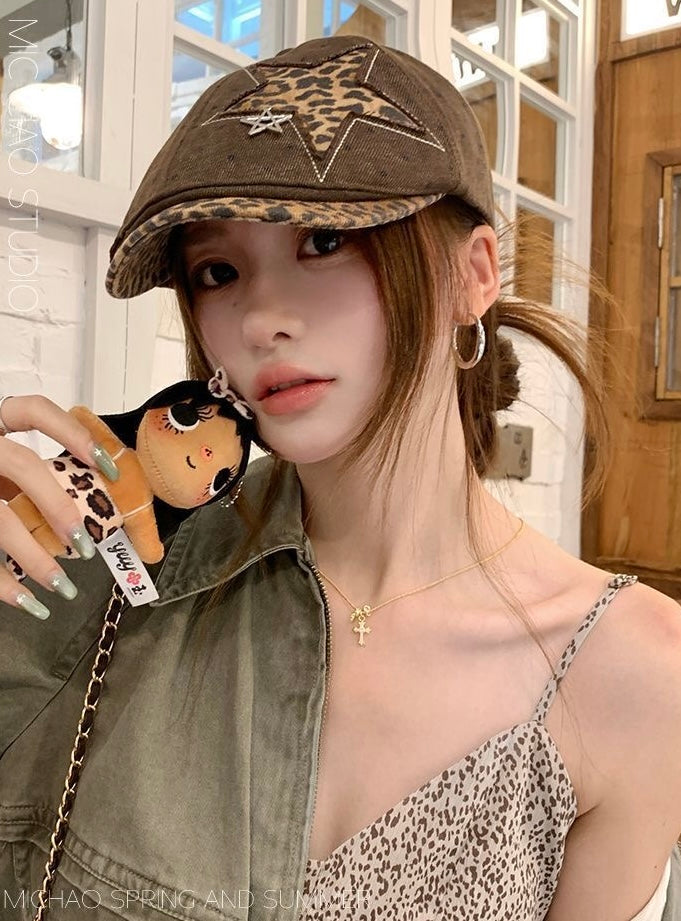 H15 Leopard Star Hat