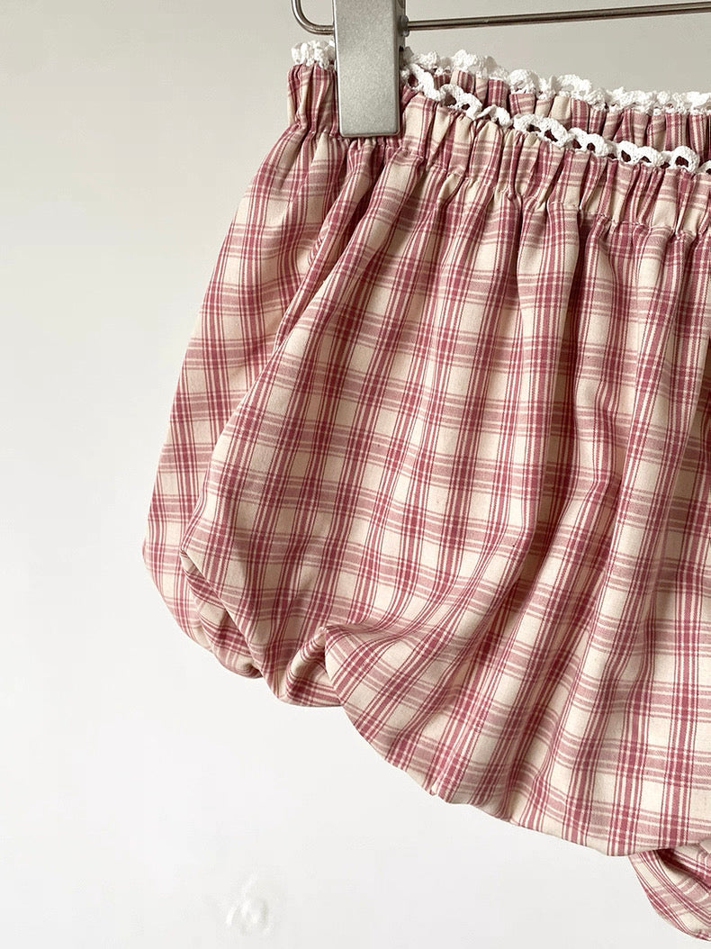 Ginham Lantern Short (Pink)