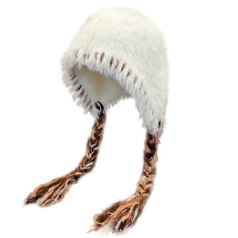 H30 Furry Braid Hat