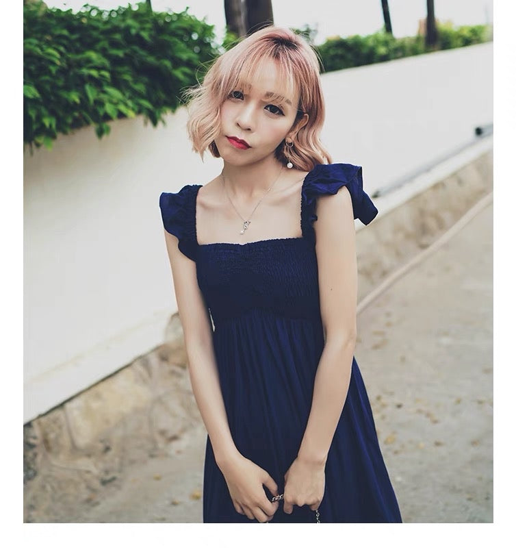 Navy Two Wear Maxi Dress
