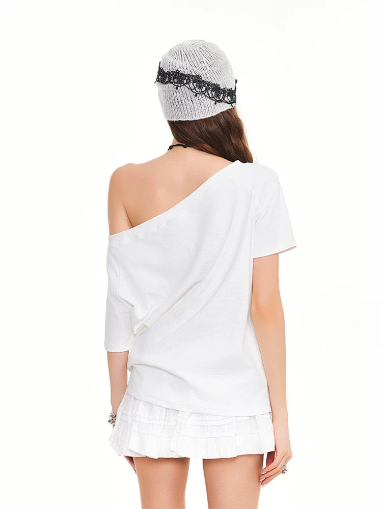 Dachshunds Off Side Shoulder Top Tee
