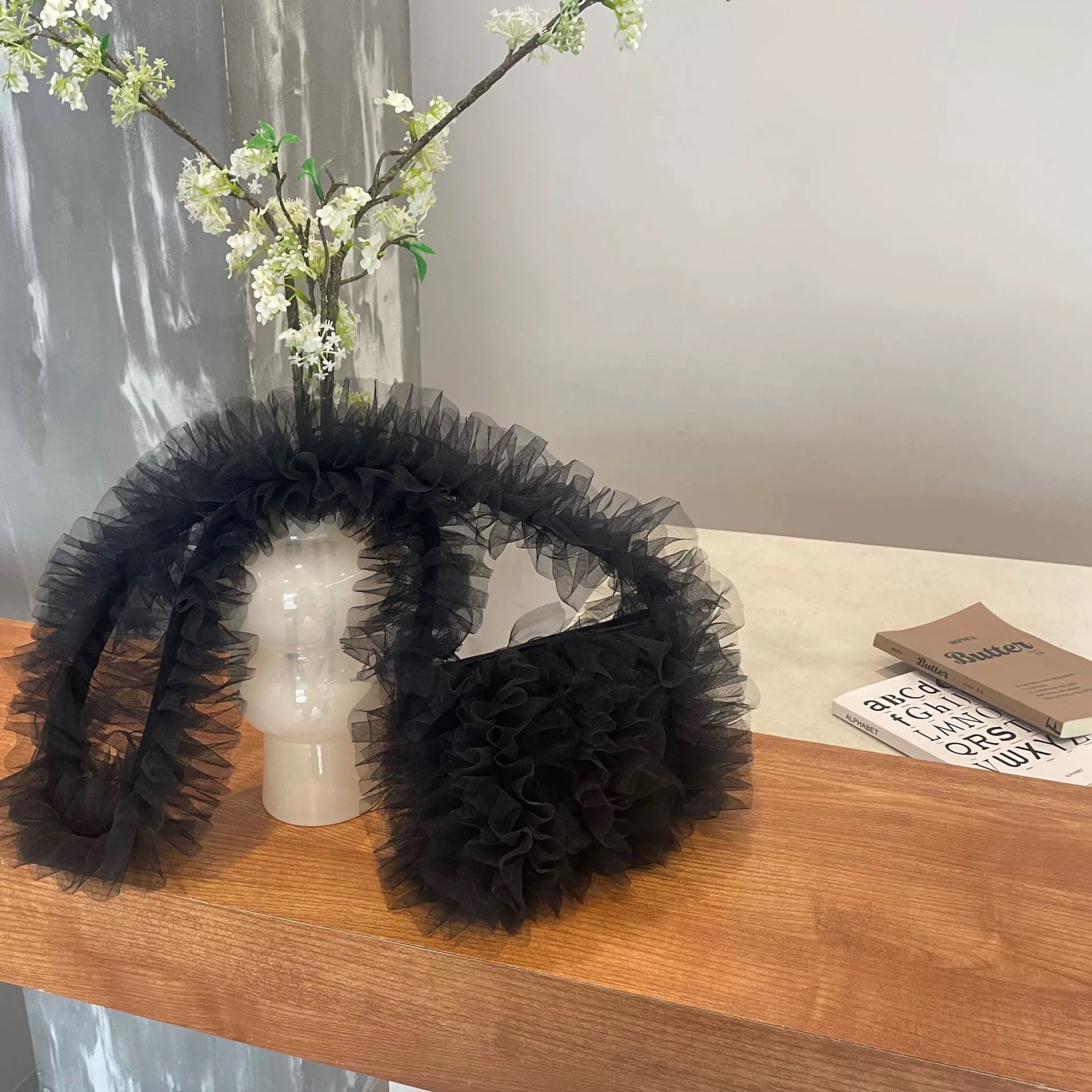 Handmade Fluffy Mesh Bag