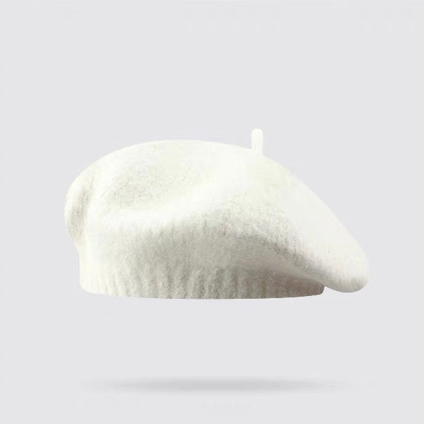 H04 Knitted Beret Hat (Pink)