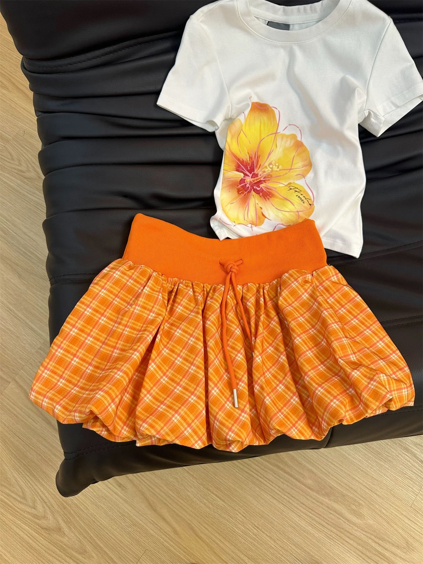 Low Waist Lantern Skort Skirt SK15