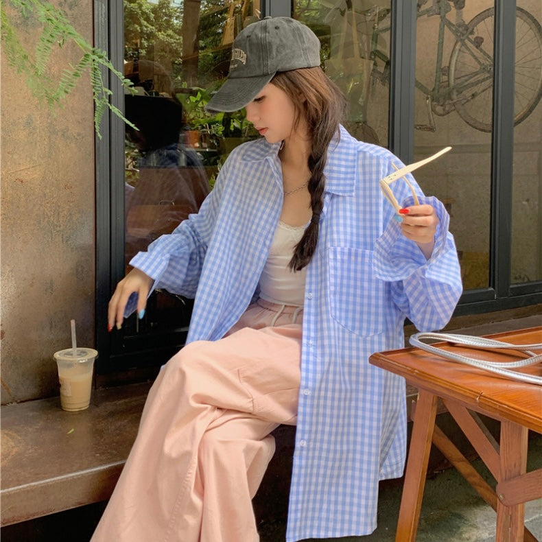 Yellow Ginham Long Sleeve Shirt