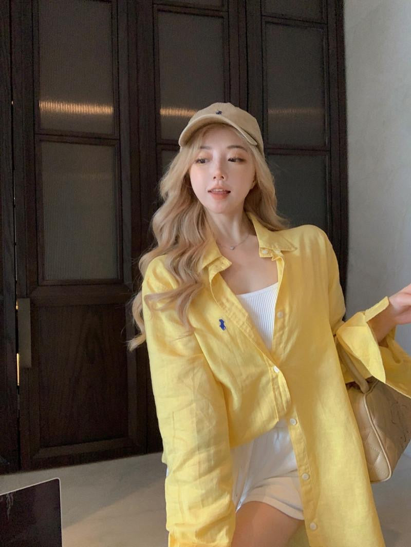 C016 Yellow Long Sleeve Shirt