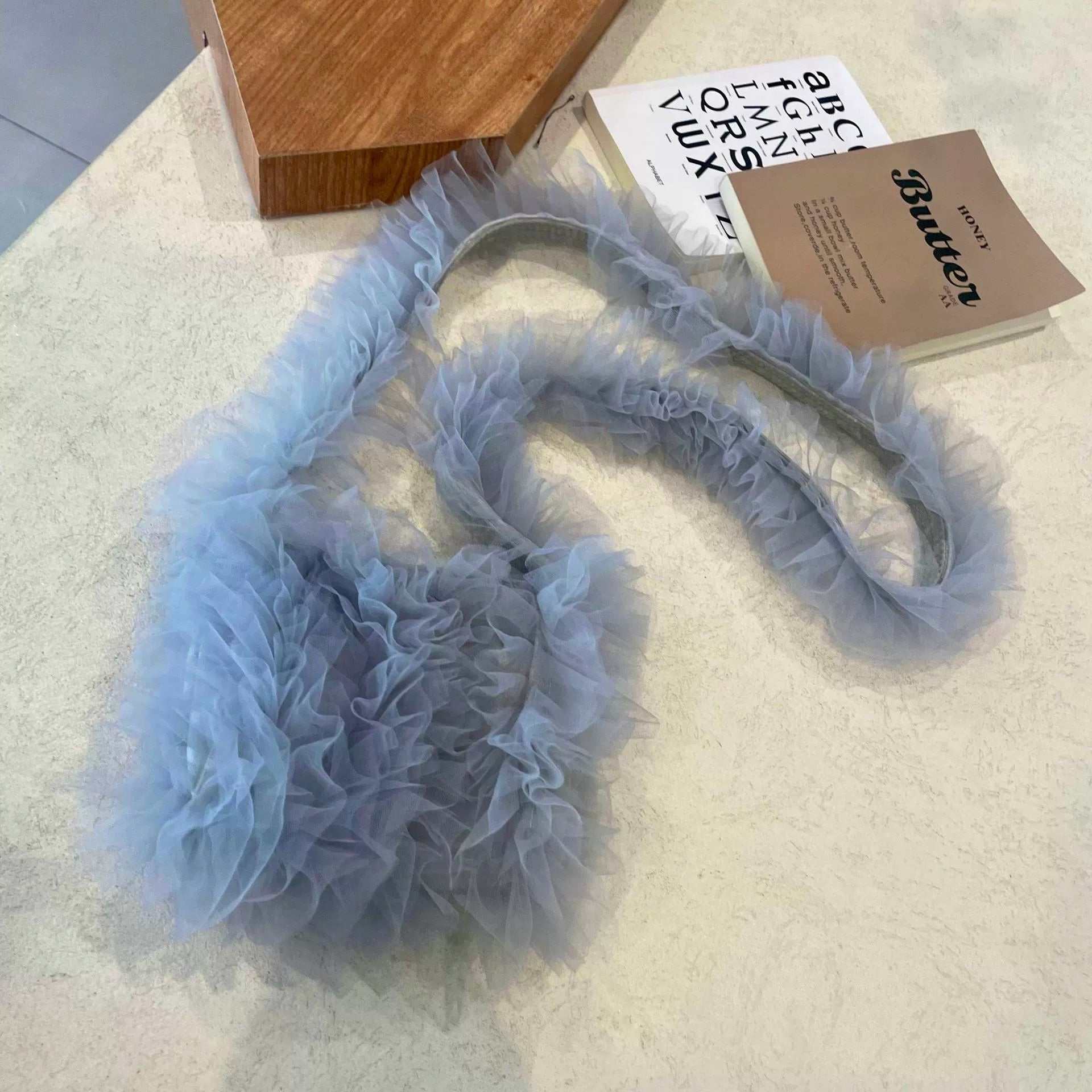 Handmade Fluffy Mesh Bag