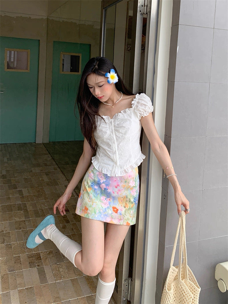 Mix Flo Mini Skirt SK25