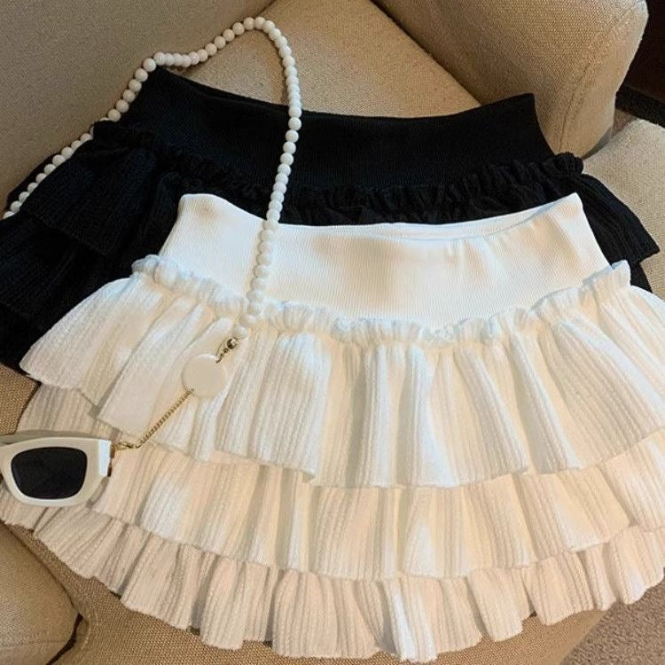 Cakey Middle Waist Skirt