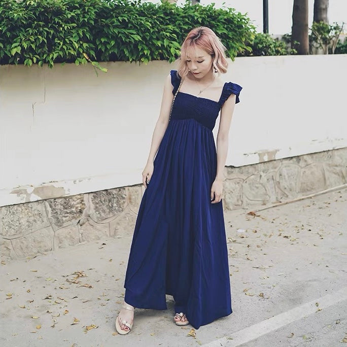 Navy Two Wear Maxi Dress