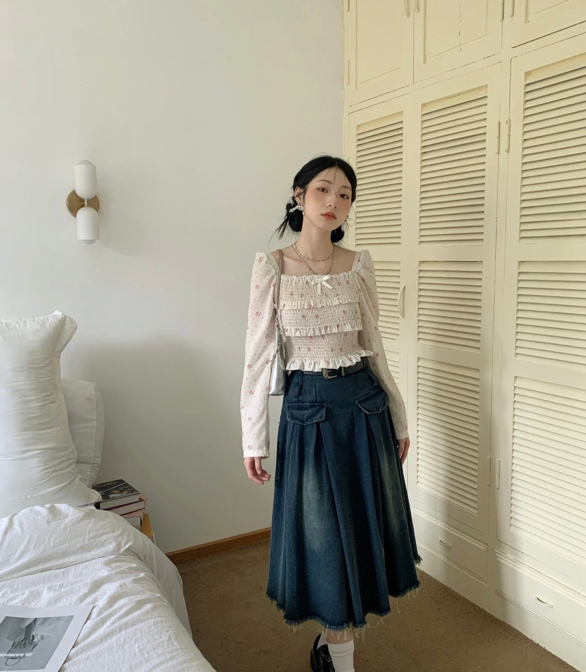 Mini Flo Long Sleeve Top