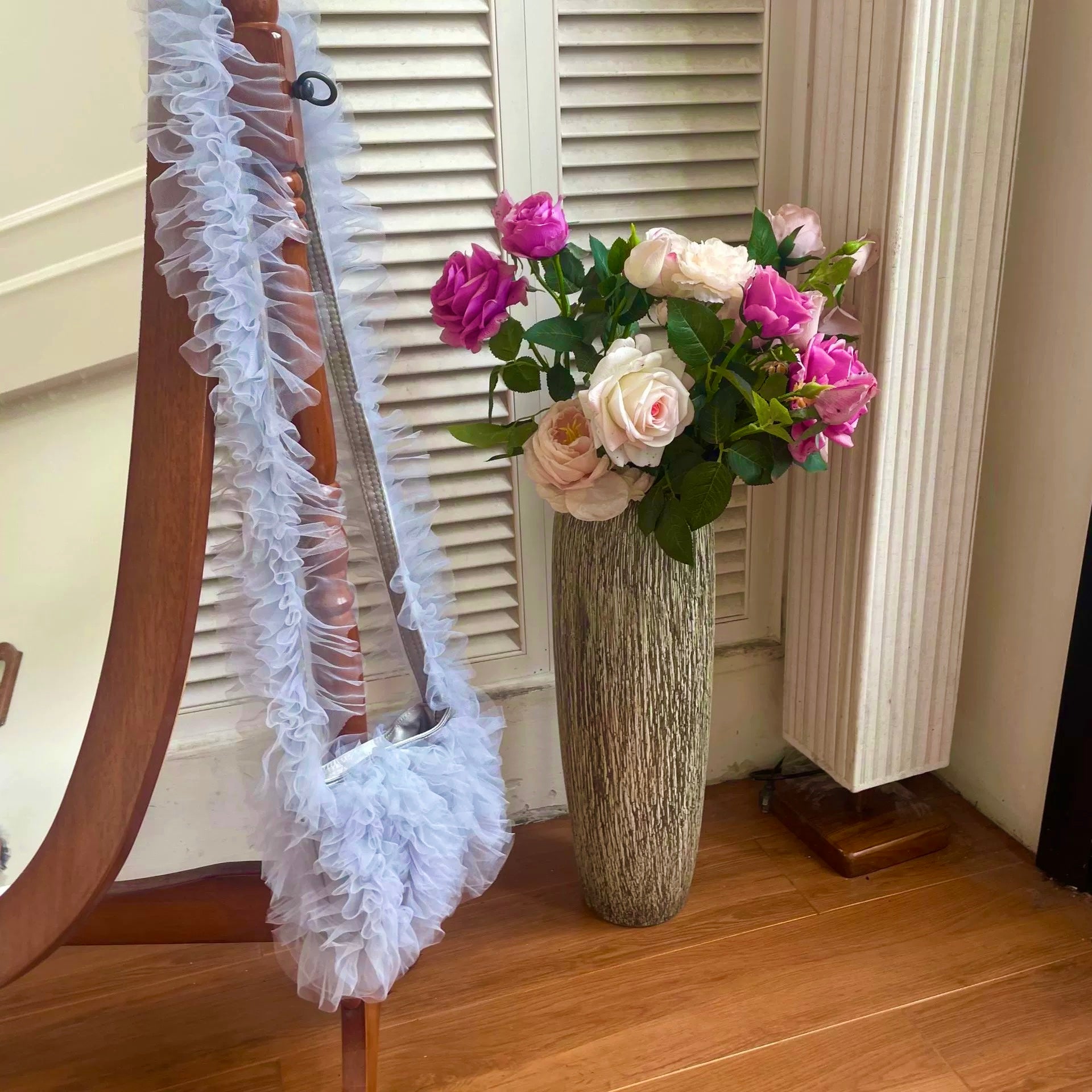 Handmade Fluffy Mesh Bag