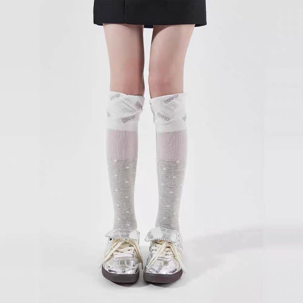 S011 Polka Dot Two Tone Socks (Set)