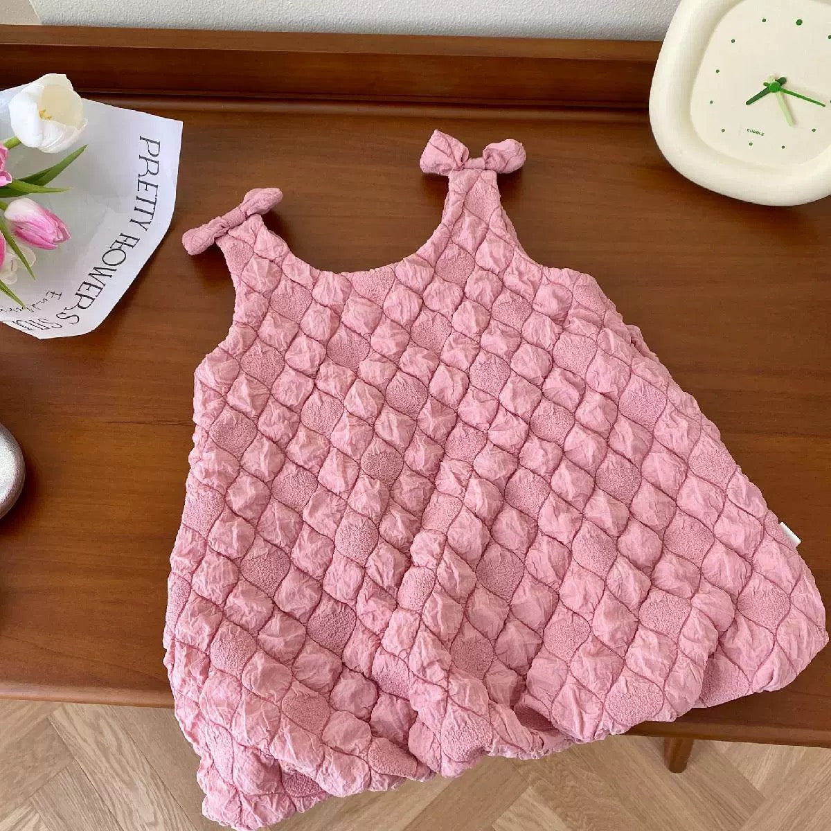 Little Girl Pink Dress (80,100,120,140)