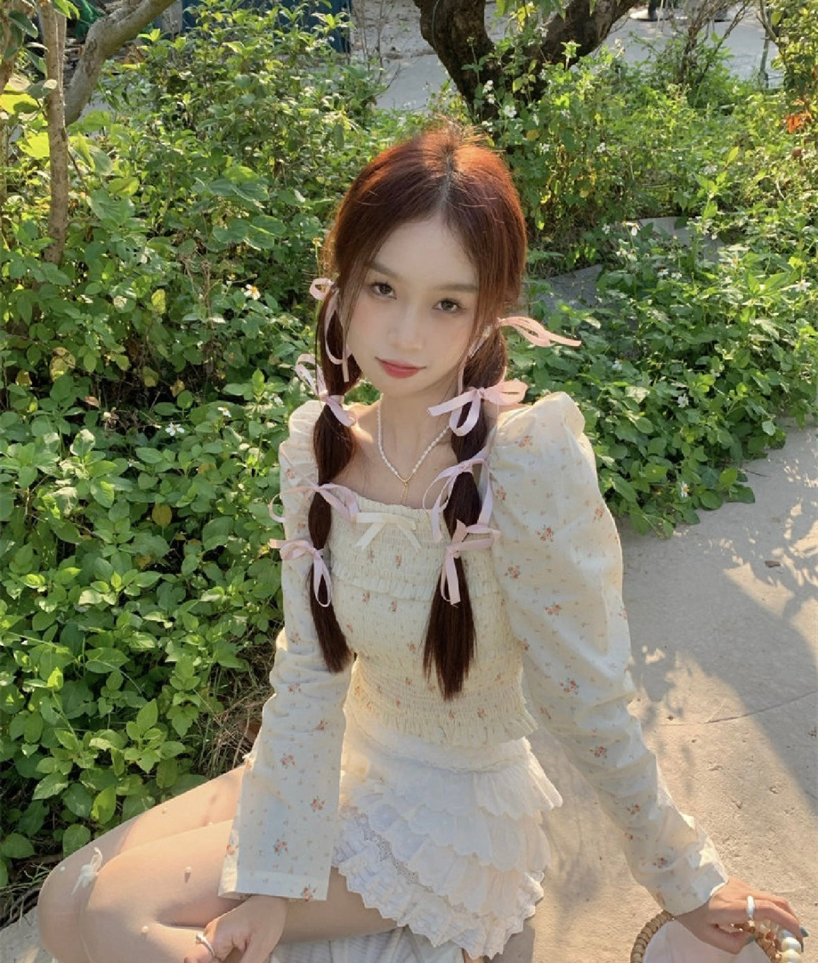 Mini Flo Long Sleeve Top