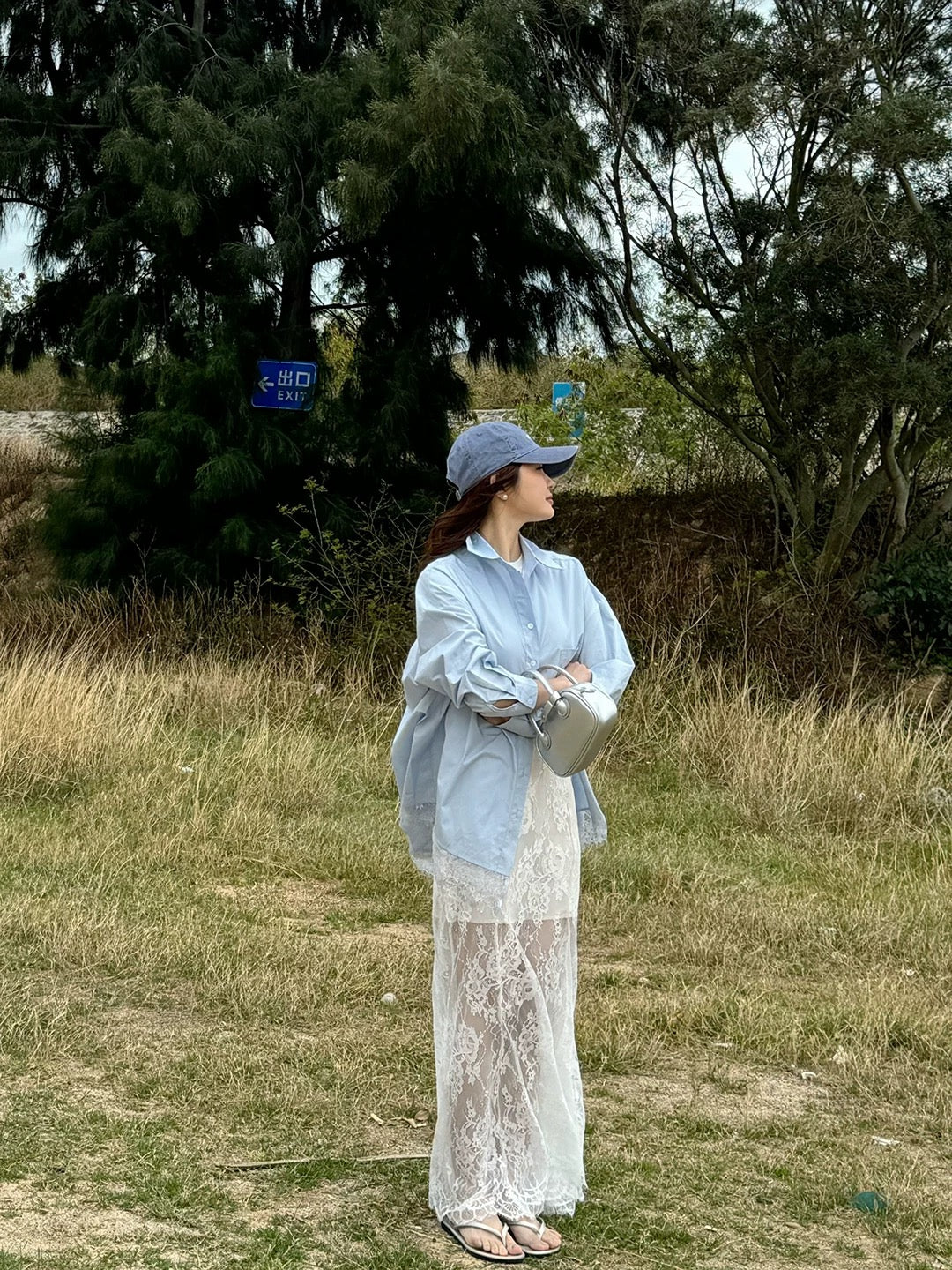 Soft Lace Long Skirt SK27 (M)