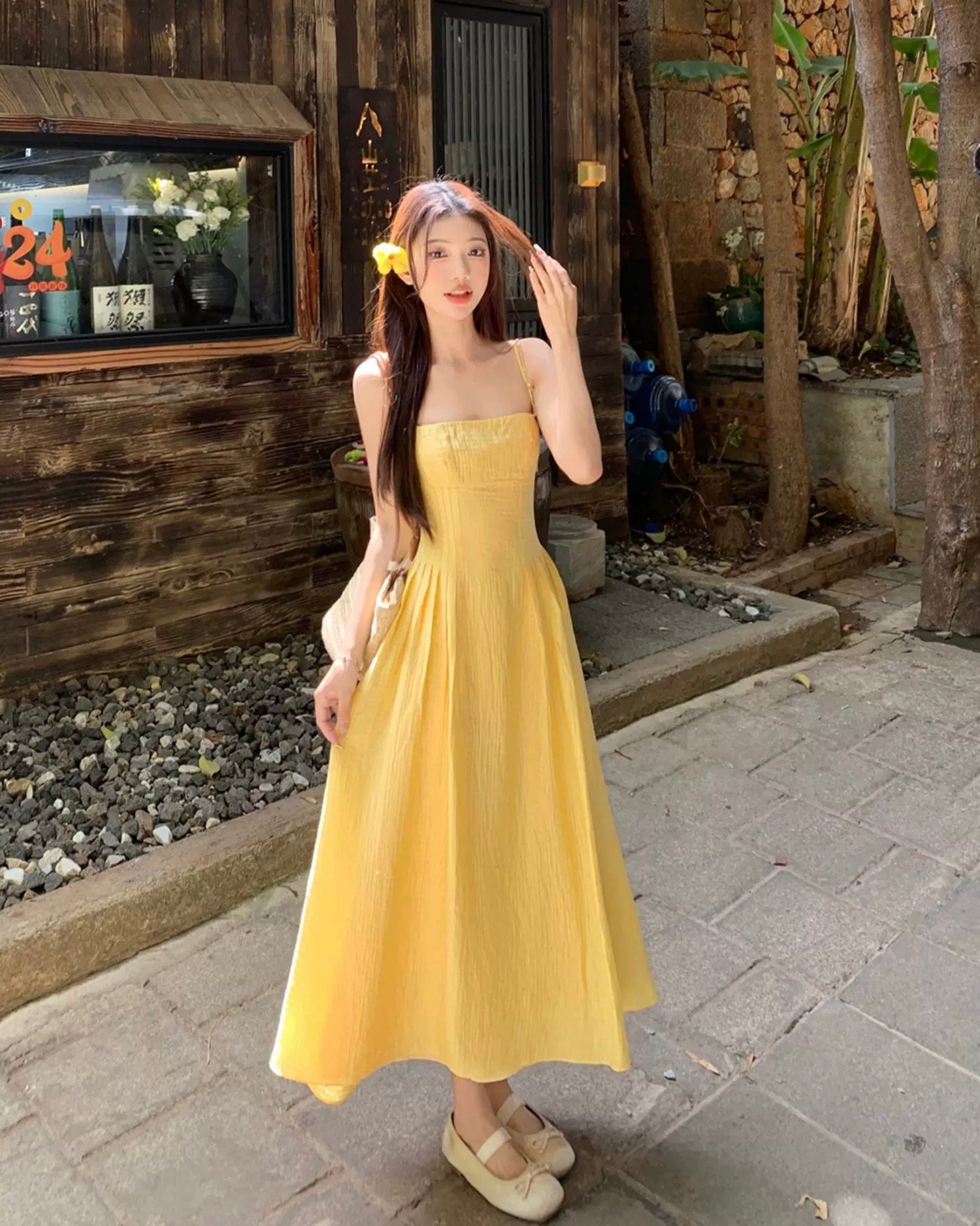 Mustard Yellow Long Dress