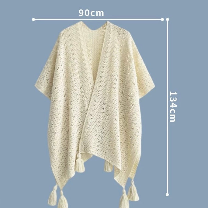 Beige Knitted Scarf