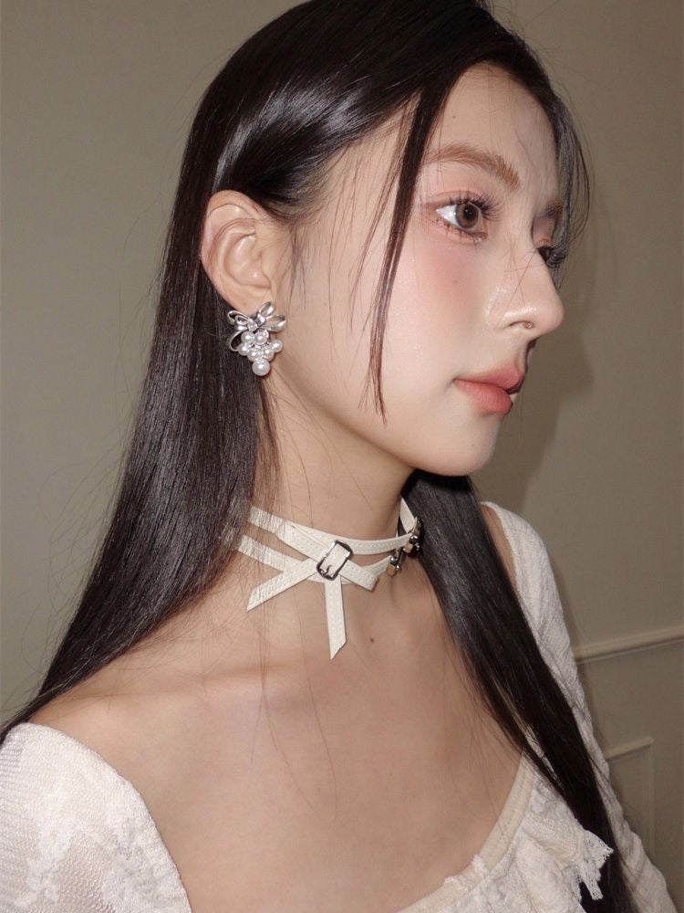 Lea PU Necklace Choker NL04