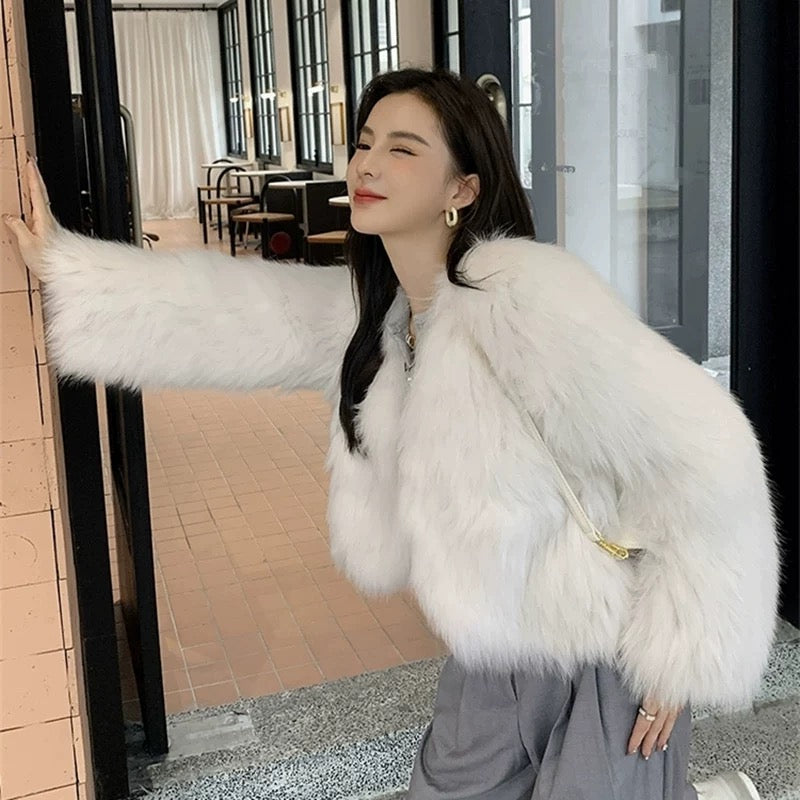 Alexandra Furry Cardigan(5 Colors)