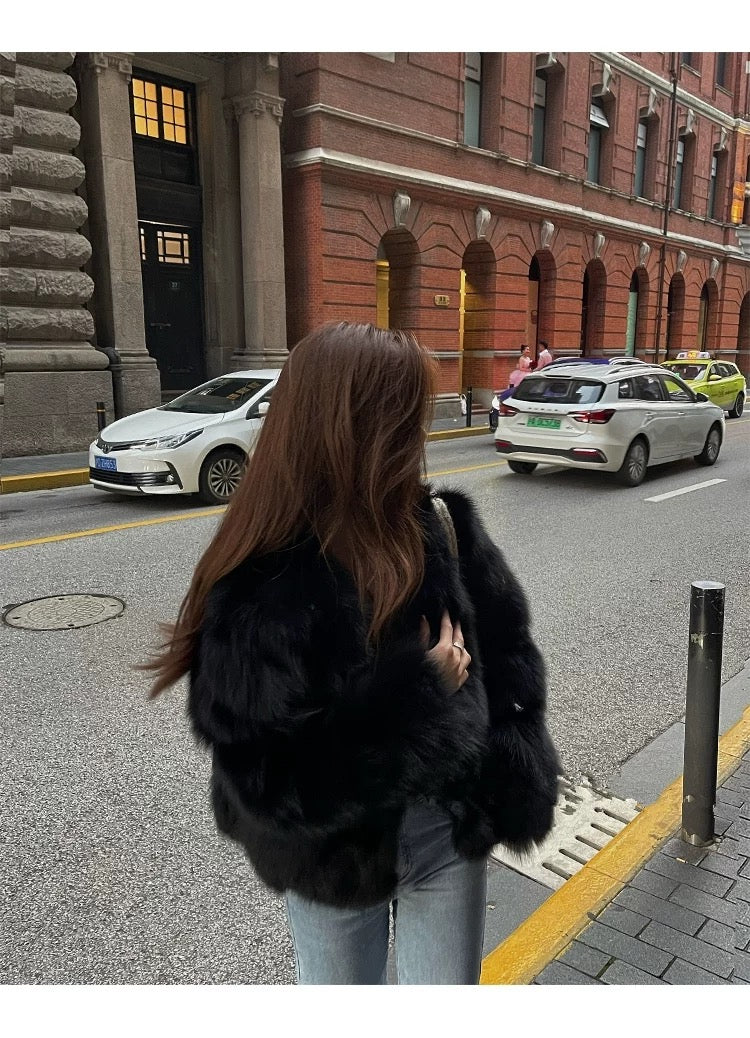 Alexandra Furry Cardigan(5 Colors)