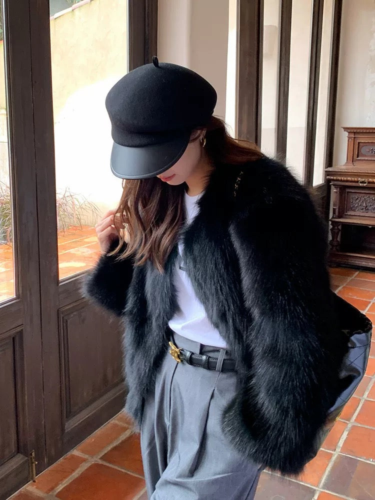 Alexandra Furry Cardigan