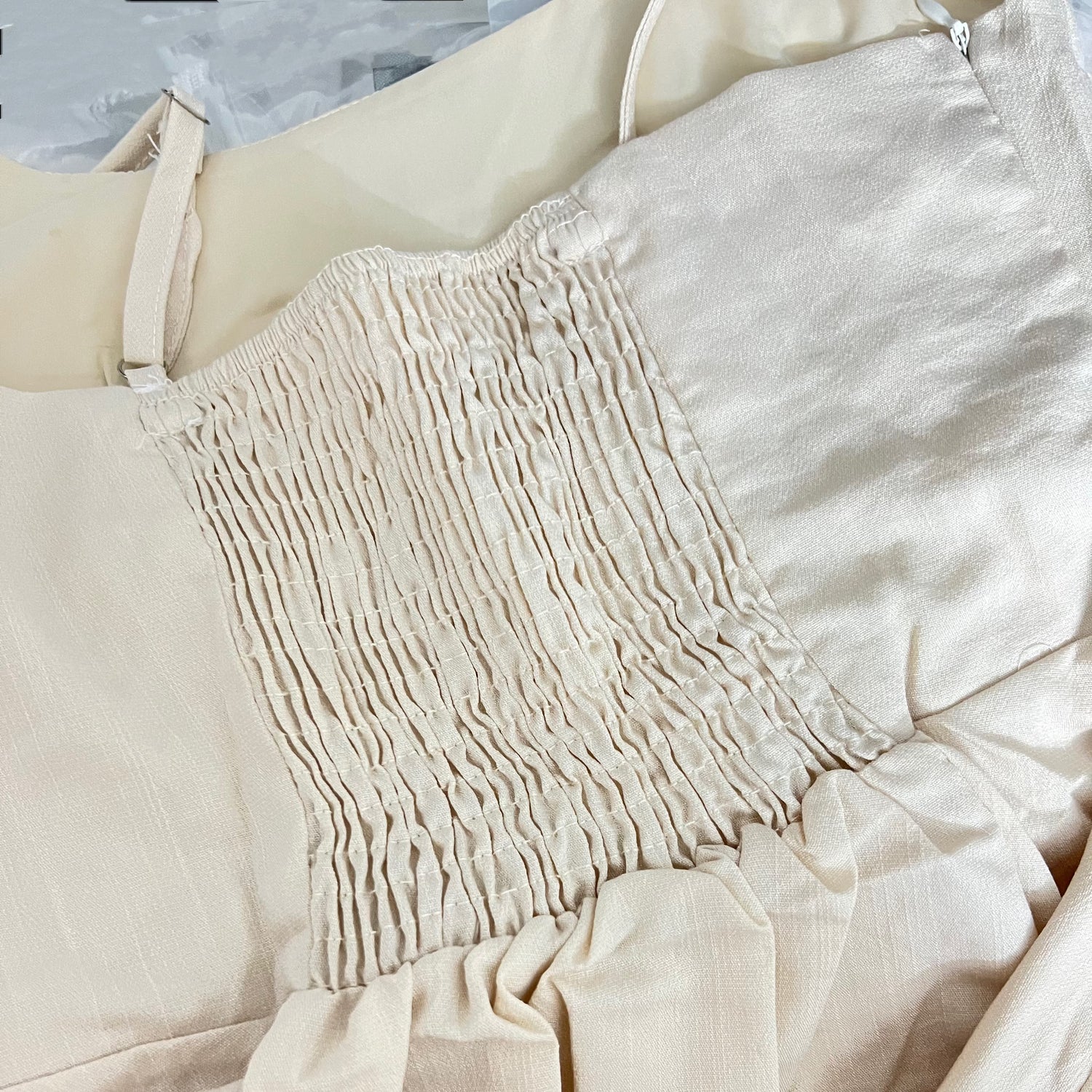 Esme Beige Long Dress