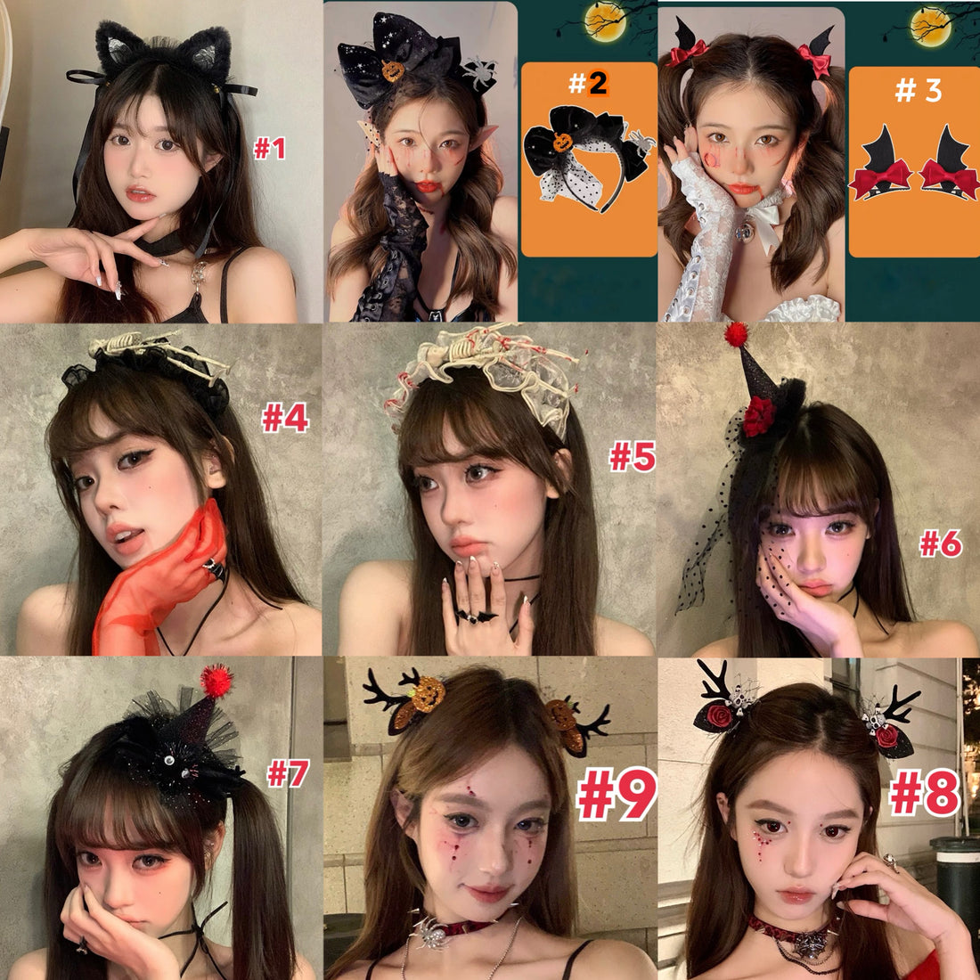 Halloween Hair Clip/ Hairband  no