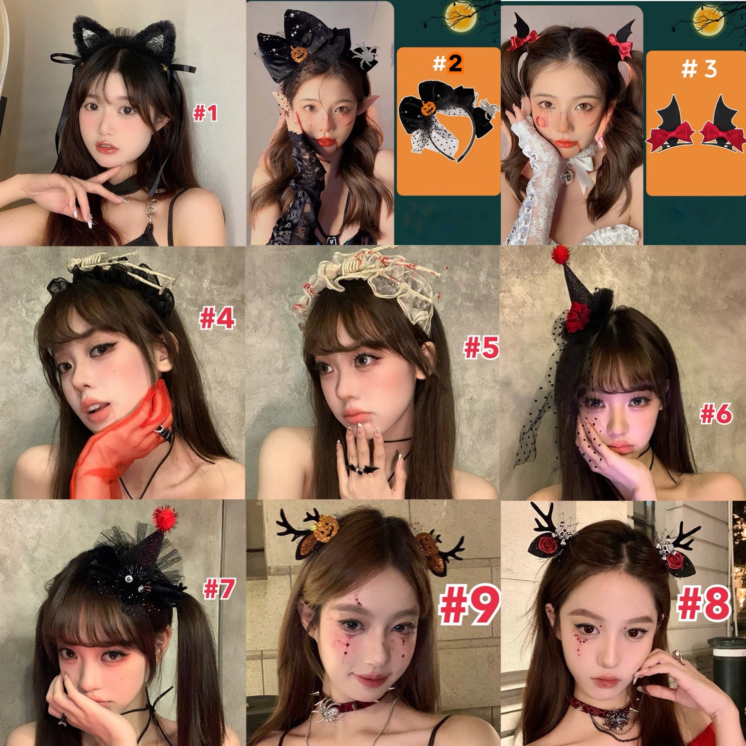 Halloween Hair Clip/ Hairband  no