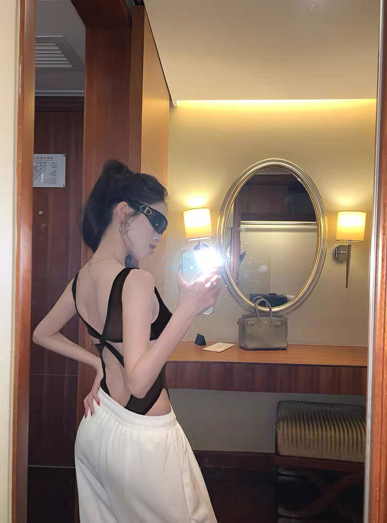 Crossback Inner Suit ( White, Grey, Black) With Padding