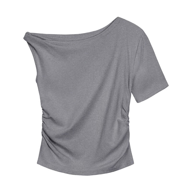 Off Side Shoulder Sleeve Top