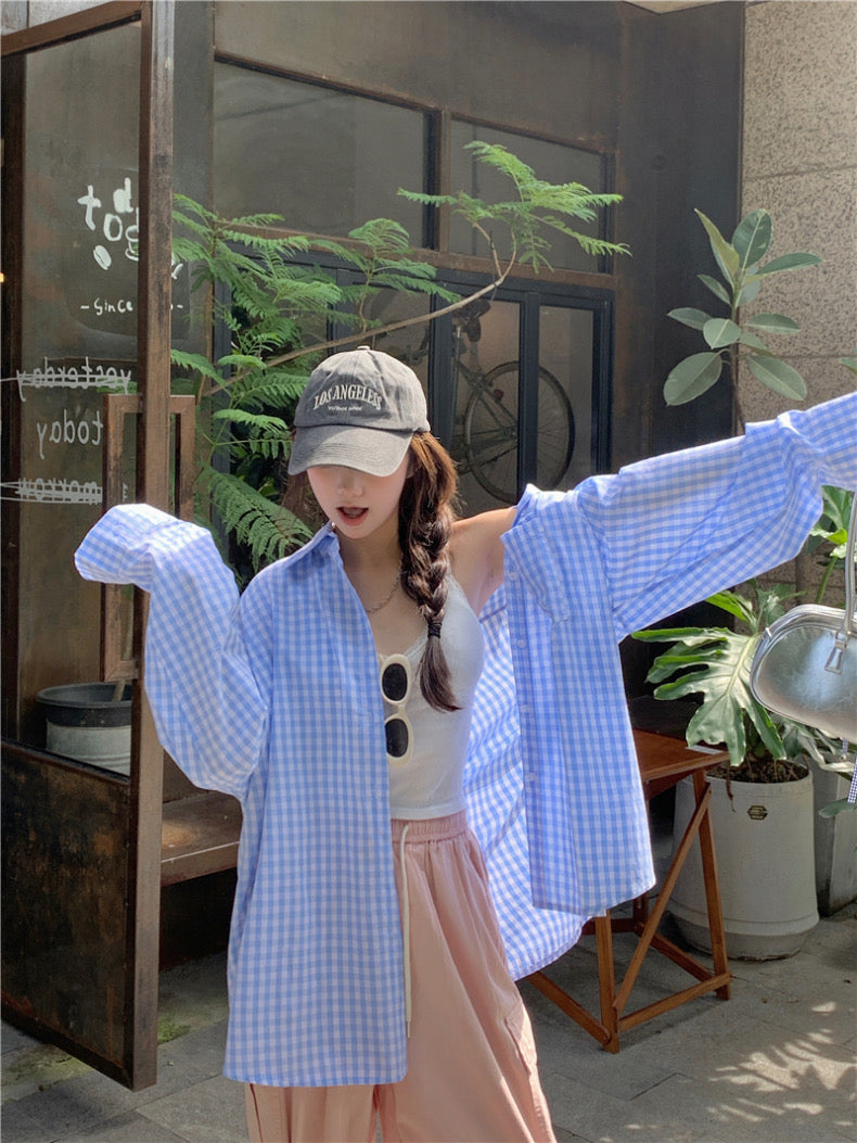 Yellow Ginham Long Sleeve Shirt