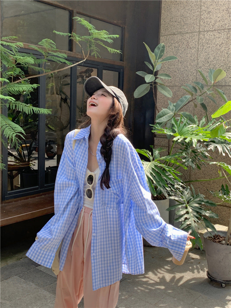 Yellow Ginham Long Sleeve Shirt