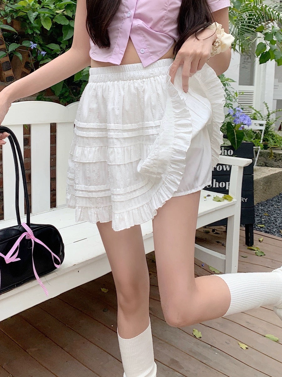 White Short Skirt